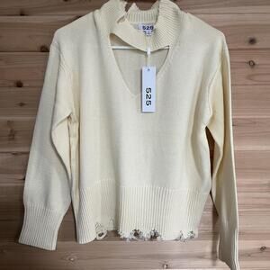 Cream 525 Knit Jumper With